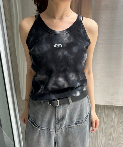 WHO'S WHO gallery（フーズフーギャラリー）の「【SLOPPY/スロッピー】フューチャーロゴアメスリタンク（タンクトップ・レディース・チャコールグレー/ライトグレー/ブラック/グレー/オフホワイト/ブラック系その他・FREE）」の22枚目の写真