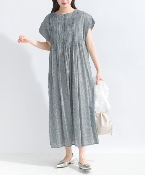 PICCIN（ピッチン）の「【WEB限定】ピンタックコットンボイルワンピース（ワンピース・レディース・ブラック/ブラック系その他/オレンジ/ブルー系その他・M）」の12枚目の写真