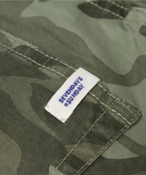 SEVENDAYS=SUNDAY(セブンデイズサンデイ)の「迷彩プリント リバーシブルタイトスカート(スカート・レディース・カーキ/ベージュ・MEDIUM/LARGE)」の10枚目の写真