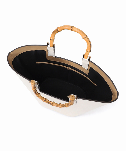 plage（プラージュ）の「ORSETTO/オルセット 別注 BAMBOO トーンバッグ