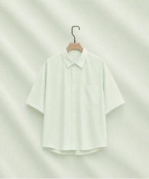 PUBLIC TOKYO（パブリックトウキョウ）の「【残りわずか】コンフォートリラックスハーフスリーブシャツ /半袖 /ウォッシャブル/オフィスカジュアル/防シワ/吸水速乾/通勤/夏服（シャツ/ブラウス）」