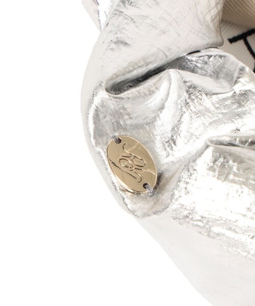 Demi-Luxe BEAMS(デミルクス ビームス)の「PAPYRUS × Demi-Luxe BEAMS / Candy Wrapper ナイロン ハンドバッグ S(トートバッグ・レディース・シルバー・ONE SIZE)」の10枚目の写真
