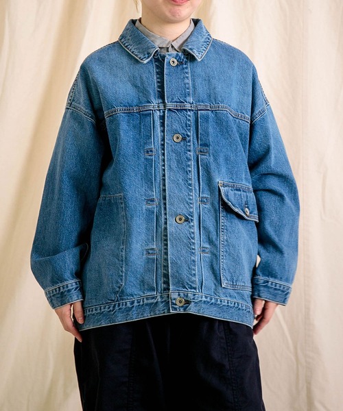 Brocante / ブロカント] 12ozリングデニム アンプリッセジャケット