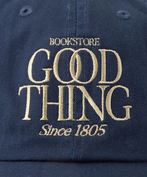 green label relaxing（グリーンレーベルリラクシング）の「GOOD THING ロゴキャップ（キャップ・レディース・ナチュラル/ライトブルー/ネイビー・FREE）」の4枚目の写真