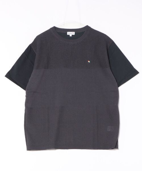 Arnold Palmer(アーノルドパーマー)の「COOL TOUCH ニットドッキング Tシャツ(Tシャツ/カットソー・メンズ・ホワイト/チャコールグレー・L/M/LL)」の17枚目の写真