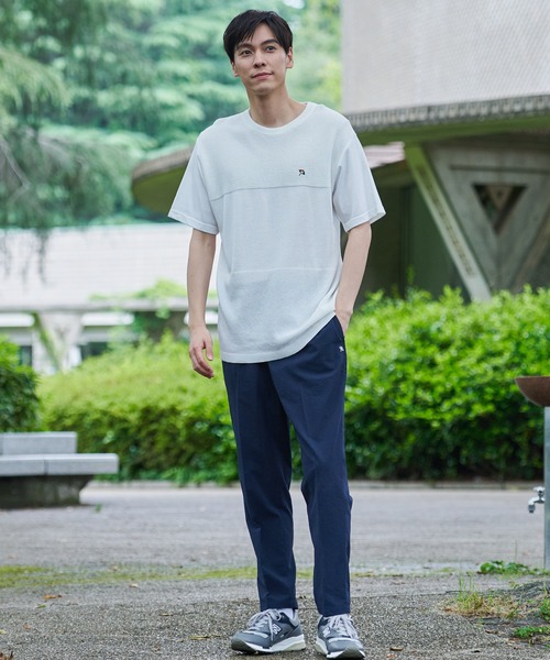 Arnold Palmer(アーノルドパーマー)の「COOL TOUCH ニットドッキング Tシャツ(Tシャツ/カットソー・メンズ・ホワイト/チャコールグレー・L/M/LL)」の11枚目の写真