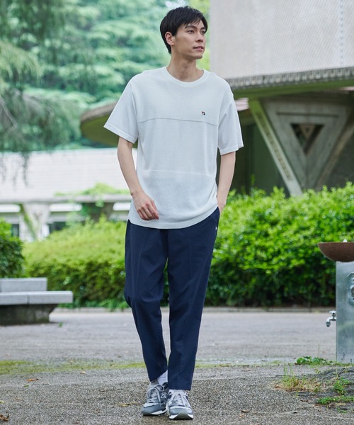 Arnold Palmer(アーノルドパーマー)の「COOL TOUCH ニットドッキング Tシャツ(Tシャツ/カットソー・メンズ・ホワイト/チャコールグレー・L/M/LL)」の13枚目の写真