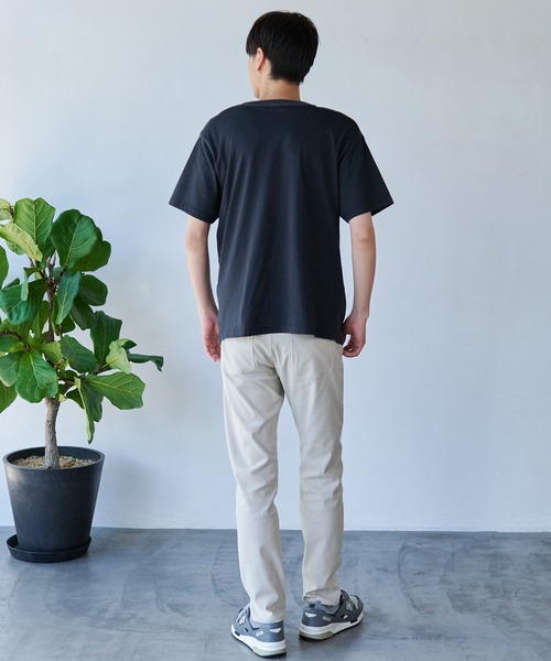 Arnold Palmer(アーノルドパーマー)の「COOL TOUCH ニットドッキング Tシャツ(Tシャツ/カットソー・メンズ・ホワイト/チャコールグレー・L/M/LL)」の8枚目の写真