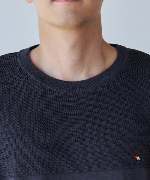 Arnold Palmer(アーノルドパーマー)の「COOL TOUCH ニットドッキング Tシャツ(Tシャツ/カットソー・メンズ・ホワイト/チャコールグレー・L/M/LL)」の19枚目の写真