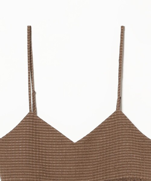 B:MING by BEAMS（ビーミングバイビームス）の「B:MING by BEAMS / ジャカード ペプラム キャミソール（S~M）（キャミソール・レディース・ブラウン/ブラック・SMALL/MEDIUM）」の16枚目の写真