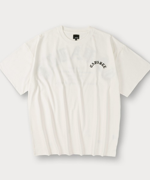 SlashDate(スラッシュデイト)の「バックプリント ビッグアーチロゴ 発泡プリント 半袖Tシャツ オーバーサイズ(Tシャツ/カットソー・メンズ・ブラック/ブラック系その他/パープル/ミント/ホワイト/ホワイト系その他・M/L)」の11枚目の写真