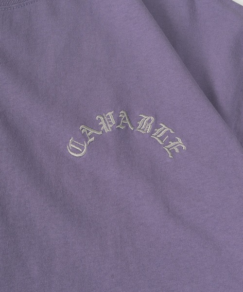 SlashDate(スラッシュデイト)の「バックプリント ビッグアーチロゴ 発泡プリント 半袖Tシャツ オーバーサイズ(Tシャツ/カットソー・メンズ・ブラック/ブラック系その他/パープル/ミント/ホワイト/ホワイト系その他・M/L)」の19枚目の写真