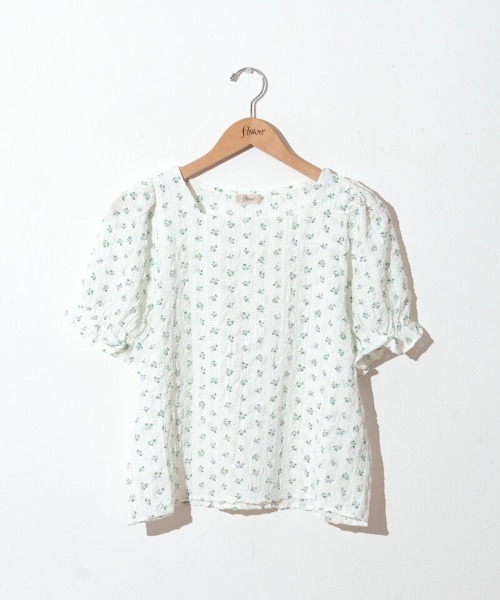 flower（フラワー）の「バブルブルームトップ（Tシャツ/カットソー・レディース・ブルー/ピンク・FREE）」の15枚目の写真