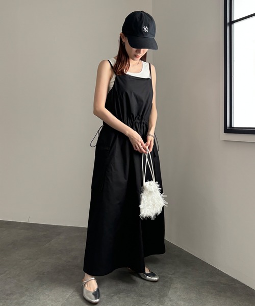 ISOOK / アイスー】カーゴデザインキャミソールワンピース / カーゴ