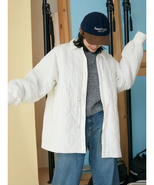 Ungrid（アングリッド）の「【WEB限定】マルチウェイブルゾン（ブルゾン・レディース・ブラック/オフホワイト・FREE）」の4枚目の写真