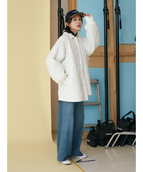 Ungrid（アングリッド）の「【WEB限定】マルチウェイブルゾン（ブルゾン・レディース・ブラック/オフホワイト・FREE）」の7枚目の写真