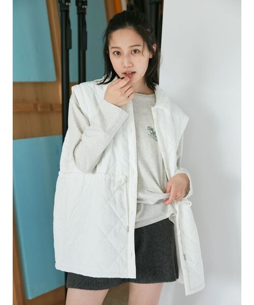 Ungrid（アングリッド）の「【WEB限定】マルチウェイブルゾン（ブルゾン・レディース・ブラック/オフホワイト・FREE）」の8枚目の写真