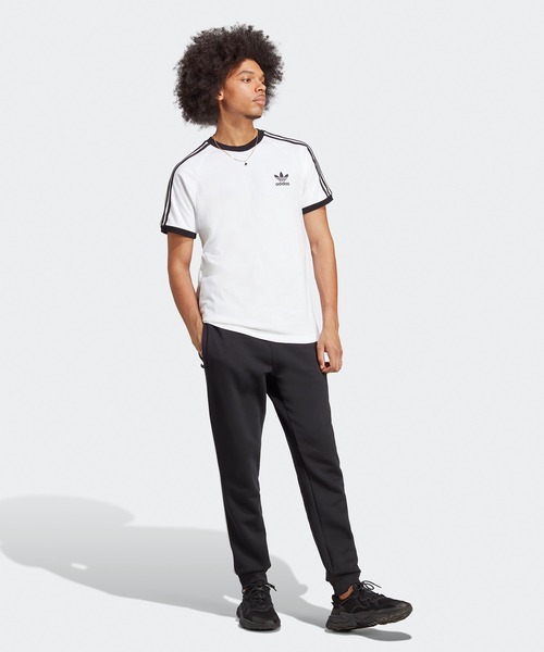 adidas(アディダス)の「adidas/アディダス adidas ORI 3-STRIPES TEE 半袖Tシャツ リンガーT(Tシャツ/カットソー・メンズ・ホワイト×ブラック/ネイビー×ホワイト/ブラック×ホワイト/ブラウン/グリーン/ベージュ/ブルー/スカイブルー・S/XL/L/M/XS)」の12枚目の写真