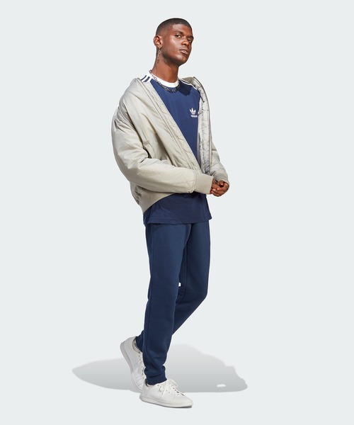adidas(アディダス)の「adidas/アディダス adidas ORI 3-STRIPES TEE 半袖Tシャツ リンガーT(Tシャツ/カットソー・メンズ・ホワイト×ブラック/ネイビー×ホワイト/ブラック×ホワイト/ブラウン/グリーン/ベージュ/ブルー/スカイブルー・S/XL/L/M/XS)」の21枚目の写真
