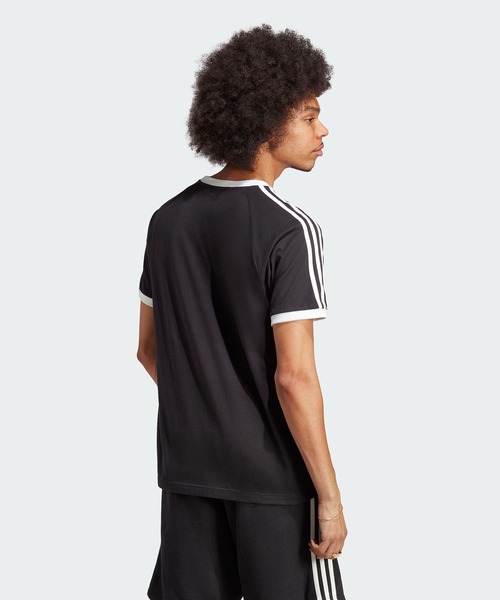 adidas(アディダス)の「adidas/アディダス adidas ORI 3-STRIPES TEE 半袖Tシャツ リンガーT(Tシャツ/カットソー・メンズ・ホワイト×ブラック/ネイビー×ホワイト/ブラック×ホワイト/ブラウン/グリーン/ベージュ/ブルー/スカイブルー・S/XL/L/M/XS)」の15枚目の写真