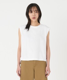 Levi's/リーバイス BOXY ノースリーブ ホワイト SLUB