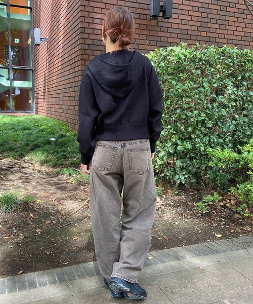 ROXY(ロキシー)の「ROXY/ロキシー フード付きセーター RSR244025(ニット/セーター・レディース・ブラック/グレー・L/M)」の4枚目の写真