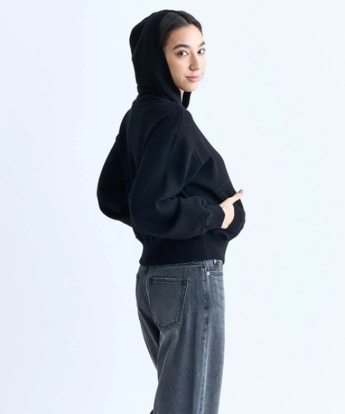 ROXY(ロキシー)の「ROXY/ロキシー フード付きセーター RSR244025(ニット/セーター・レディース・ブラック/グレー・L/M)」の7枚目の写真