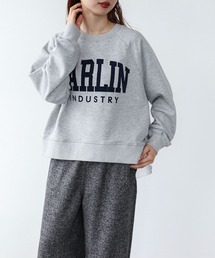 Cepica | シャツリメイク風カレッジロゴプルオーバー(スウェット)