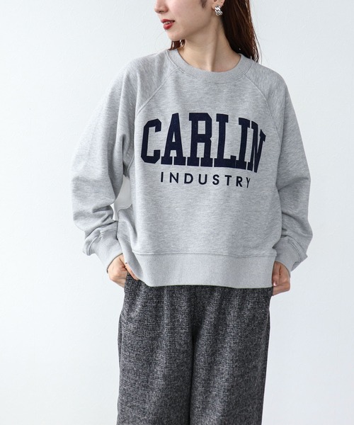 Cepica（セピカ）の「シャツリメイク風カレッジロゴプルオーバー（スウェット・レディース・グレー・FREE）」の3枚目の写真