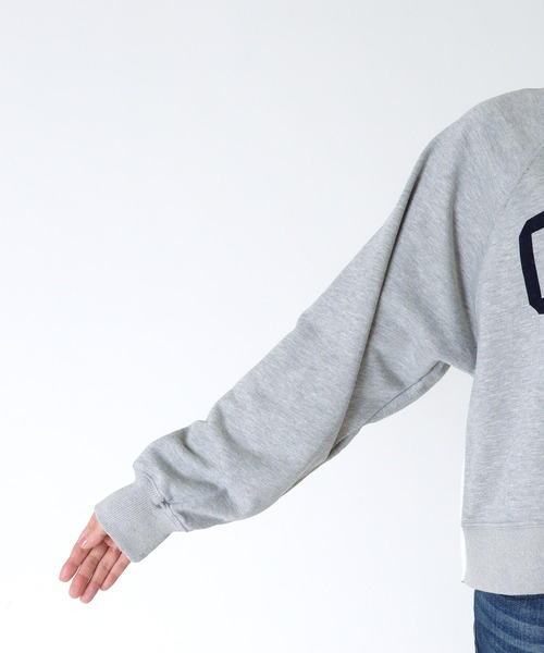 Cepica（セピカ）の「シャツリメイク風カレッジロゴプルオーバー（スウェット・レディース・グレー・FREE）」の15枚目の写真