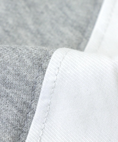 Cepica（セピカ）の「シャツリメイク風カレッジロゴプルオーバー（スウェット・レディース・グレー・FREE）」の17枚目の写真