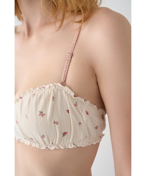 LILY BROWN(リリーブラウン)の「【LILY BROWN Lingerie】コットンフリル/ブラレットセット(ブラ&ショーツ・レディース・ブラック/その他/ライトピンク・MEDIUM/SMALL)」の8枚目の写真