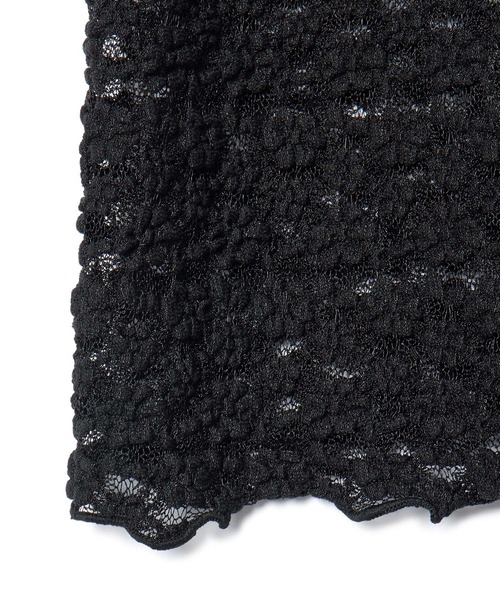 VIS(ビス)の「レースフレアースリーブトップス(Tシャツ/カットソー・レディース・ピンク/オフホワイト/ブラック・FREE)」の14枚目の写真