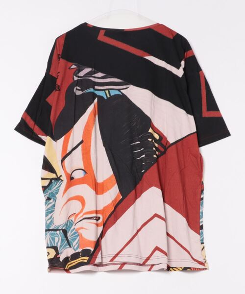 カヤ（カヤ）の「【カヤ】新浮世絵メンズTシャツ（Tシャツ/カットソー・メンズ・ダークベージュ/ダークグレー/レッド・L/M）」の7枚目の写真