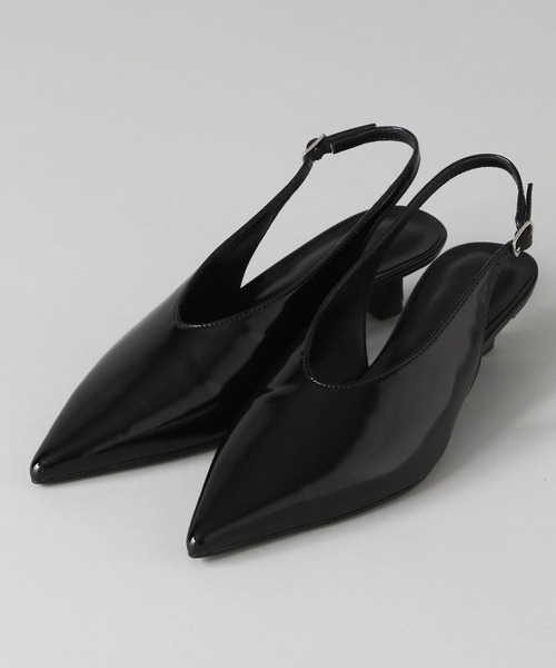 A part by（アパートバイ）の「バックスリングシューズ（パンプス・レディース・ダークブラウン/ブラック・LARGE/MEDIUM）」の7枚目の写真