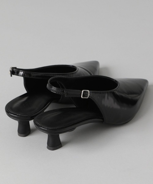 A part by（アパートバイ）の「バックスリングシューズ（パンプス・レディース・ダークブラウン/ブラック・LARGE/MEDIUM）」の9枚目の写真