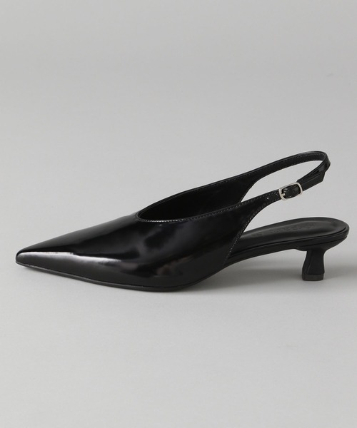 A part by（アパートバイ）の「バックスリングシューズ（パンプス・レディース・ダークブラウン/ブラック・LARGE/MEDIUM）」の10枚目の写真