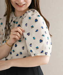 URBAN RESEARCH ROSSO WOMEN | エンブロイダリージャガードブラウス(シャツ/ブラウス)