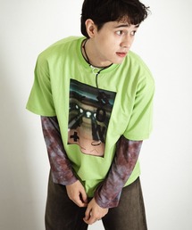 SENSE OF PLACE by URBAN RESEARCH | フォトグラフィックTシャツ B(Tシャツ/カットソー)