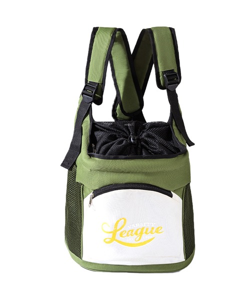 aimoha(アイモハ)の「抱っこ型ペットソフトキャリーバッグ(ペット用キャリーケース・レディース・グレー/グリーン・FREE)」の9枚目の写真