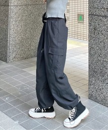 clear | ピーチ起毛ワイドカーゴパンツ≪2024AW新作≫(カーゴパンツ)
