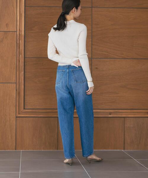 URBAN RESEARCH（アーバンリサーチ）の「シャツカラーリブニットカーディガン（カーディガン/ボレロ・レディース・グリーン系その他/チャコールグレー/オフホワイト・FREE）」の7枚目の写真