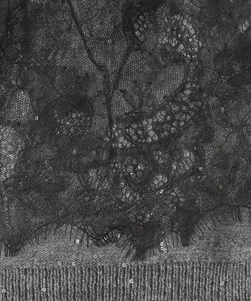 HARE（ハレ）の「レースツキビーニー(HARE)（ニットキャップ/ビーニー・レディース・グレー・FREE）」の10枚目の写真