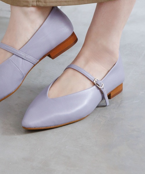 HIMIKO（ヒミコ）の「【Made in Japan】メリージェーンフラットパンプス/641307（パンプス・レディース・ブラック/シルバー/レッド/グリーン/ライトブルー/ベージュ/ゴールド/ピンク/ブラウン系その他/ラベンダー・22.0cm/22.5cm/23.0cm/25.0cm/26.0cm/21.5cm/23.5cm/24.0cm/24.5cm/25.5cm/26.5cm）」の6枚目の写真