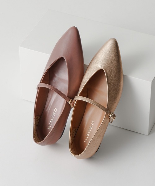 HIMIKO(ヒミコ)の「【Made in Japan】メリージェーンフラットパンプス/641307(パンプス・レディース・ブラック/シルバー/レッド/グリーン/ライトブルー/ベージュ/ゴールド/ピンク/ブラウン系その他・22.0cm/22.5cm/23.0cm/25.0cm/26.0cm/21.5cm/23.5cm/24.0cm/24.5cm/25.5cm/26.5cm)」の6枚目の写真