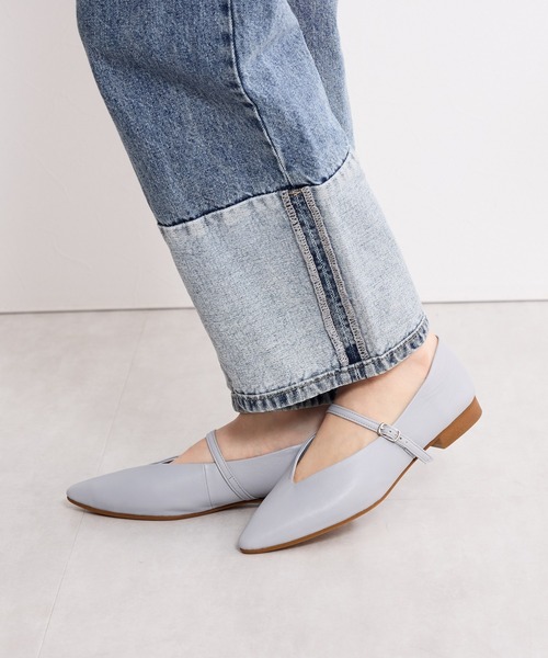 HIMIKO(ヒミコ)の「【Made in Japan】メリージェーンフラットパンプス/641307(パンプス・レディース・ブラック/シルバー/レッド/グリーン/ライトブルー/ベージュ/ゴールド/ピンク/ブラウン系その他・22.0cm/22.5cm/23.0cm/25.0cm/26.0cm/21.5cm/23.5cm/24.0cm/24.5cm/25.5cm/26.5cm)」の5枚目の写真