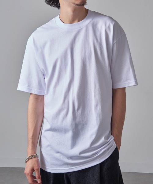 PRO CLUB （プロクラブ）の「【PRO CLUB】5.8oz Premium Comfort Tee コムフォートTシャツ PROC-T0102 MURS（Tシャツ/カットソー・メンズ・ネイビー/ホワイト/ブラック・M/L/XL/2XL）」の2枚目の写真