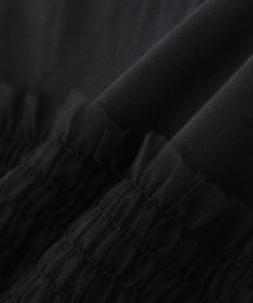 PROPORTION BODY DRESSING（プロポーションボディドレッシング）の「チュールギャザースエット / 1214260905（スウェット・レディース・ブラック/グレー系その他・FREE）」の8枚目の写真