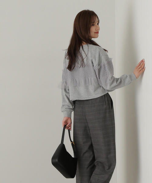 PROPORTION BODY DRESSING（プロポーションボディドレッシング）の「チュールギャザースエット / 1214260905（スウェット・レディース・ブラック/グレー系その他・FREE）」の16枚目の写真