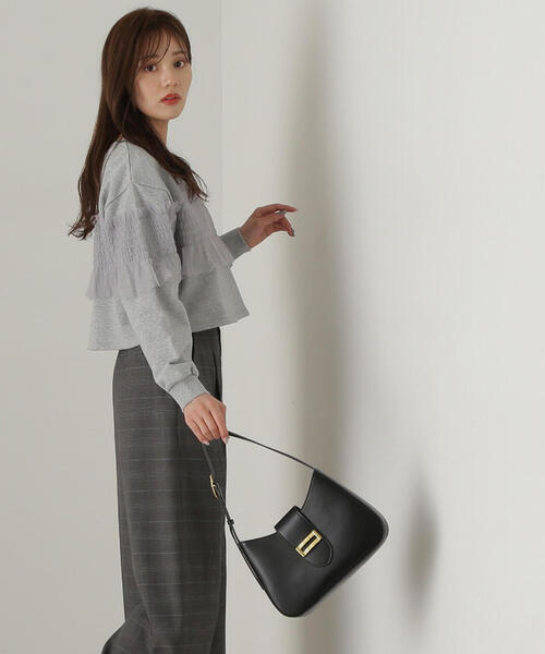 PROPORTION BODY DRESSING（プロポーションボディドレッシング）の「チュールギャザースエット / 1214260905（スウェット・レディース・ブラック/グレー系その他・FREE）」の17枚目の写真